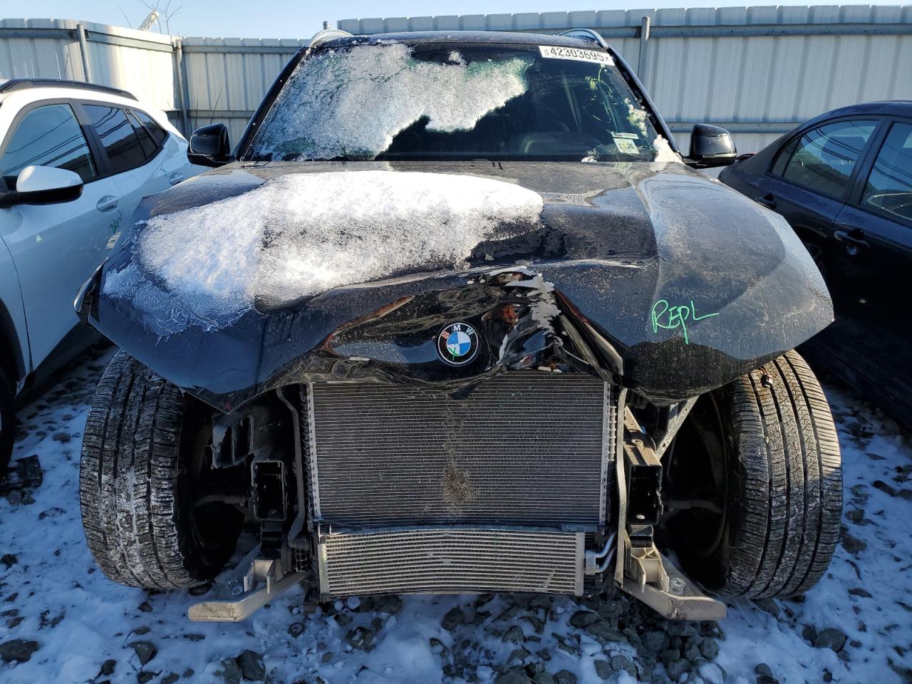 2022 BMW X5 VIN 5UXCR6C08N9K56485 Copart auction photo, front end damage thumbnail 5