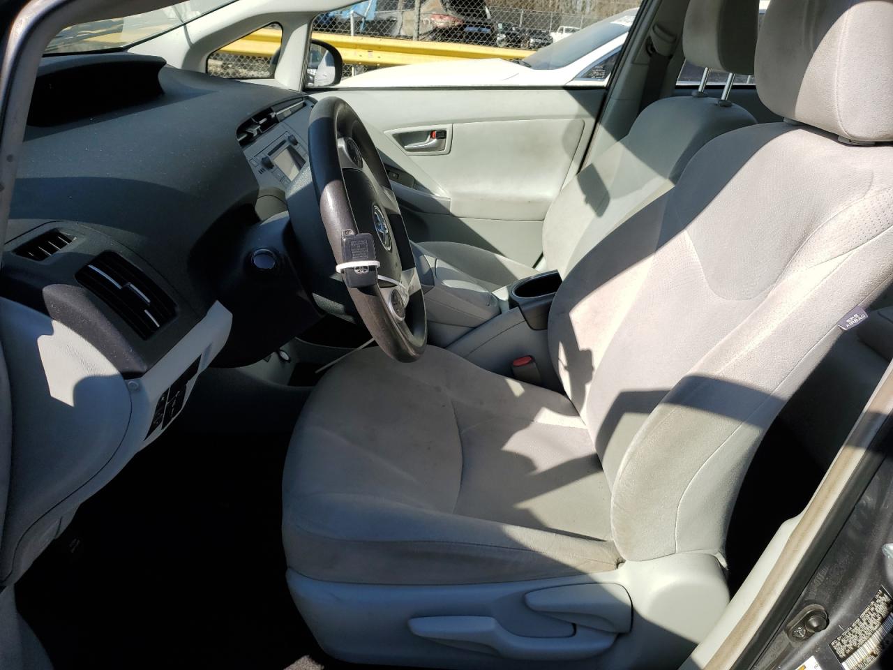 2014 Toyota Prius VIN JTDKN3DU7E1768665 Copart auction photo, side / front end damage thumbnail 7