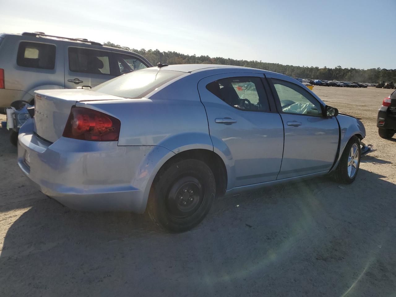 2013 Dodge Avenger VIN 1C3CDZAB1DN725979 Copart auction photo, all over damage thumbnail 3