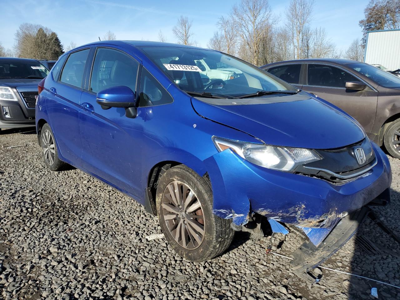 2016 Honda Fit VIN 3HGGK5H93GM705635 Copart auction photo, all over / front end damage thumbnail 4