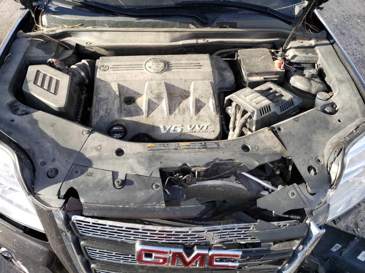 2013 GMC Terrain VIN 2GKFLXE30D6135445 Copart auction photo, front end / rear end damage thumbnail 13
