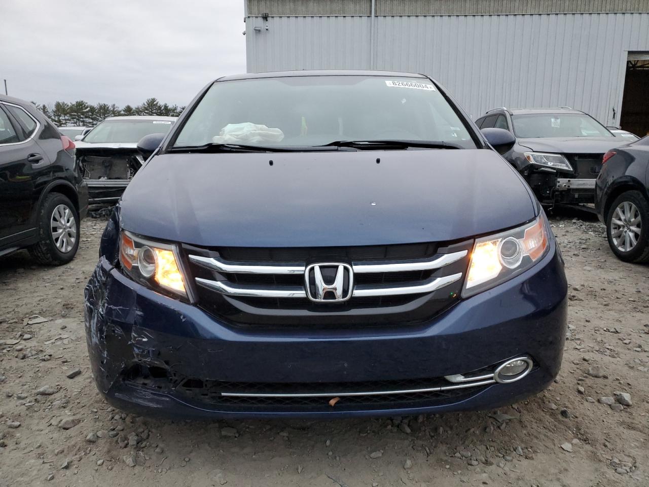2017 Honda Odyssey VIN 5FNRL5H36HB016534 Copart auction photo, front end damage thumbnail 5
