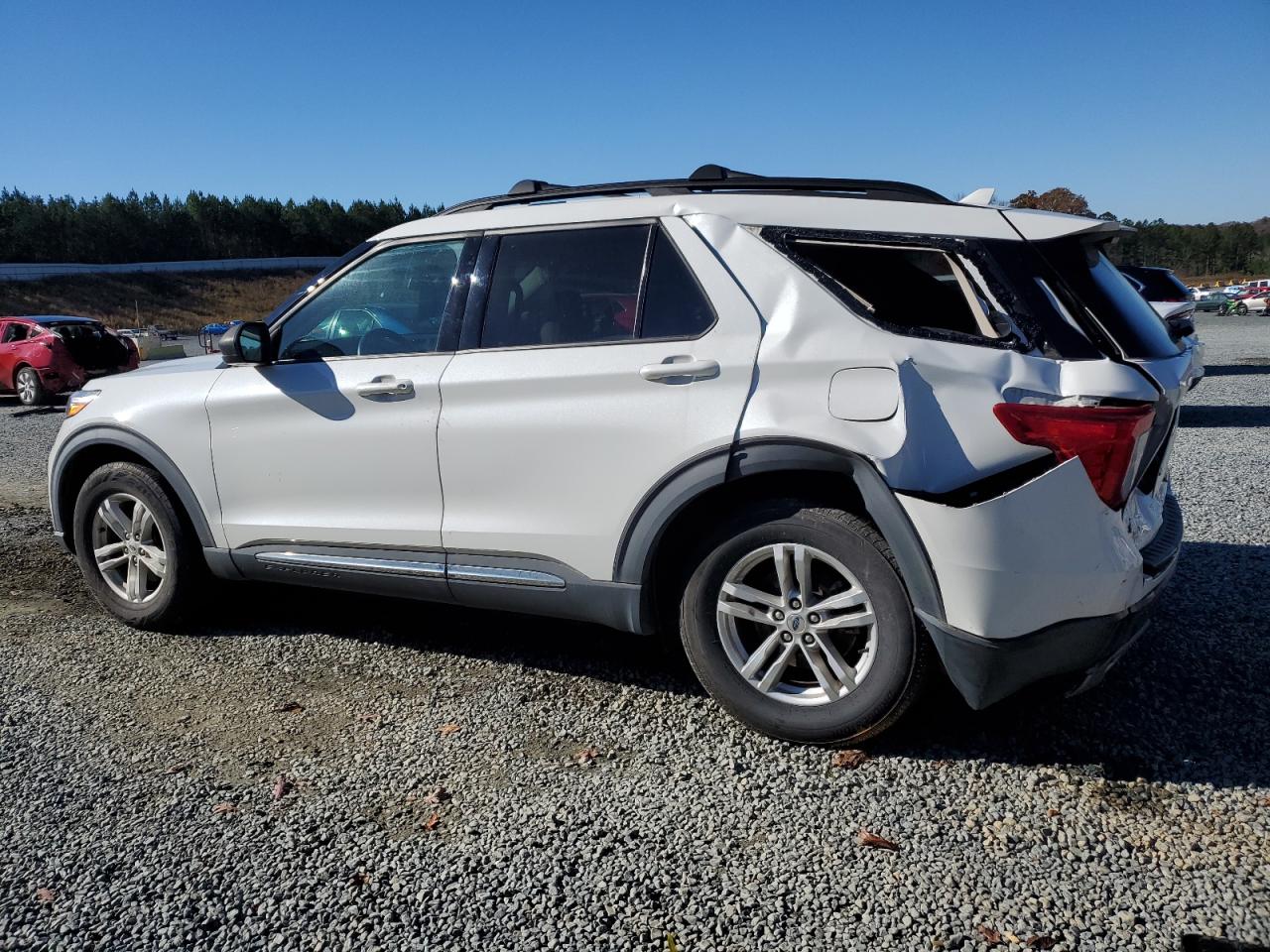 2020 Ford Explorer VIN 1FMSK7DH1LGD12749 Copart auction photo, all over damage thumbnail 2