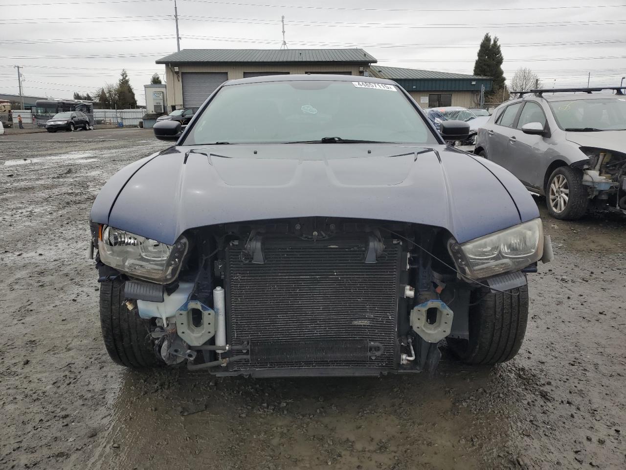 2014 Dodge Charger VIN 2C3CDXAT6EH173189 Copart auction photo, rear end / front end damage thumbnail 5