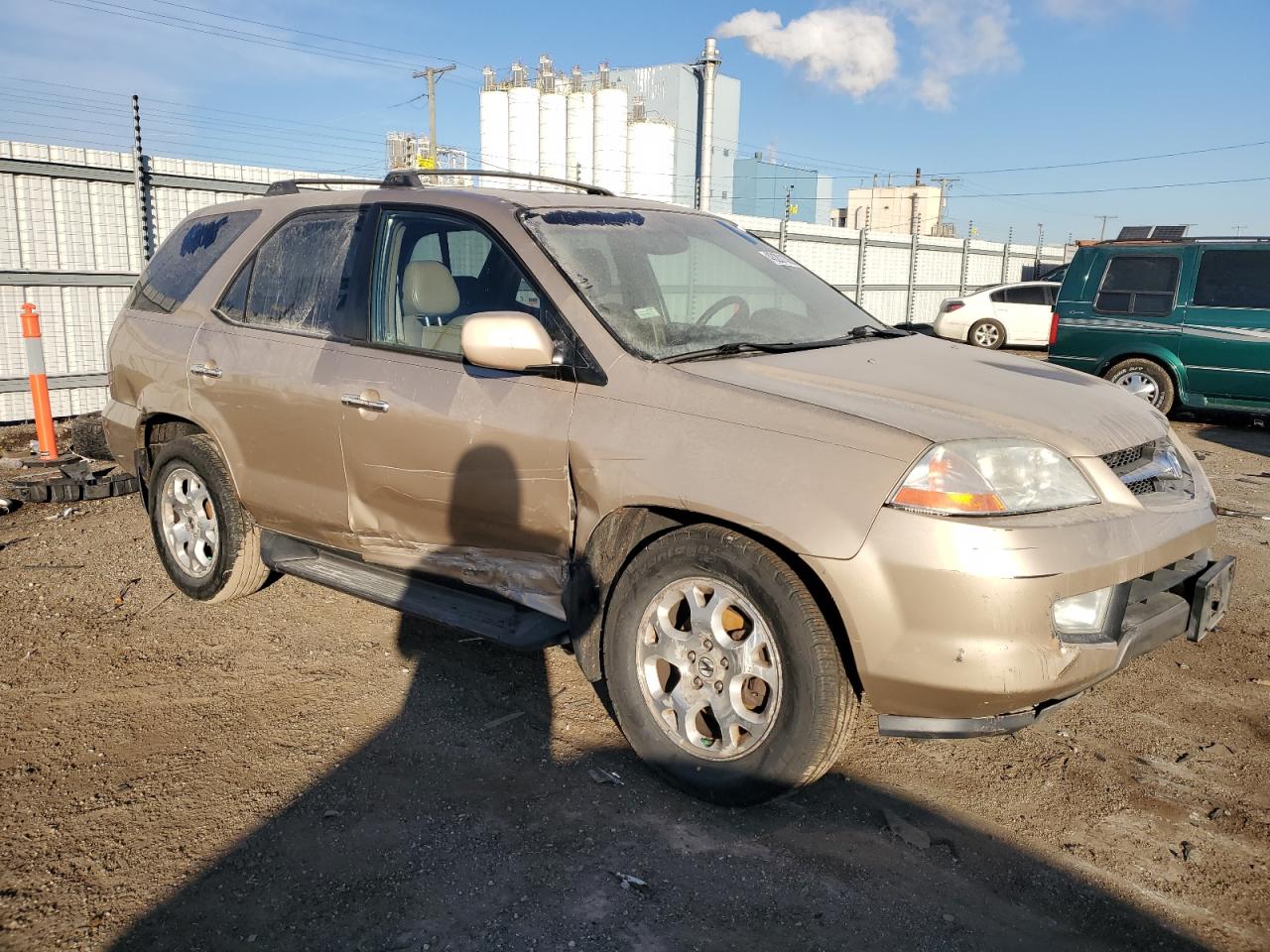 2001 Acura MDX VIN 2HNYD18841H538439 Copart auction photo, side damage thumbnail 4