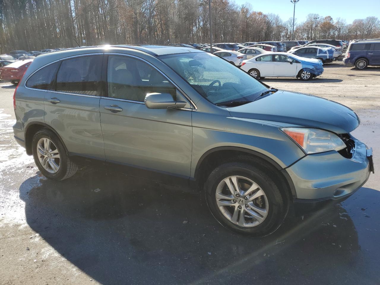 2010 Honda CR-V VIN 5J6RE4H73AL040715 Copart auction photo, front end damage thumbnail 4