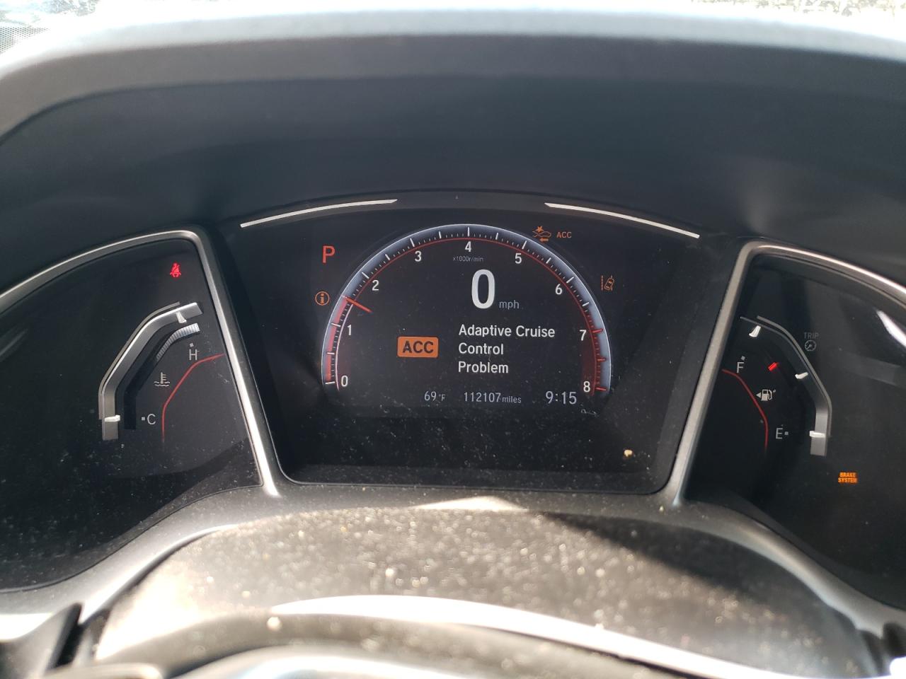 2020 Honda Civic VIN 2HGFC2F80LH516340 Copart auction photo, rear end damage thumbnail 9