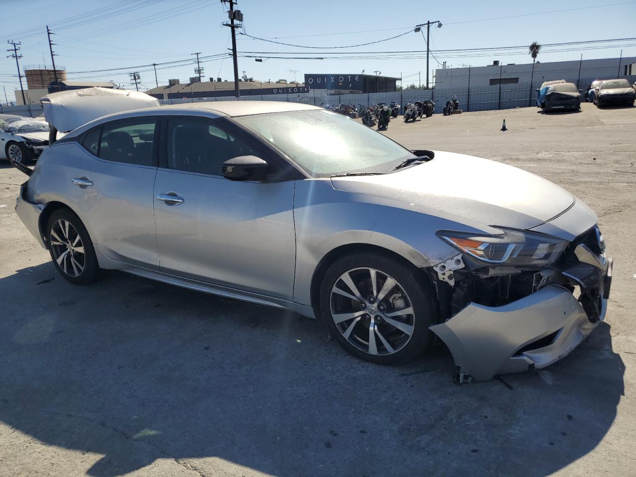 2016 Nissan Maxima VIN 1N4AA6AP7GC423849 Copart auction photo, rear end / front end damage thumbnail 4