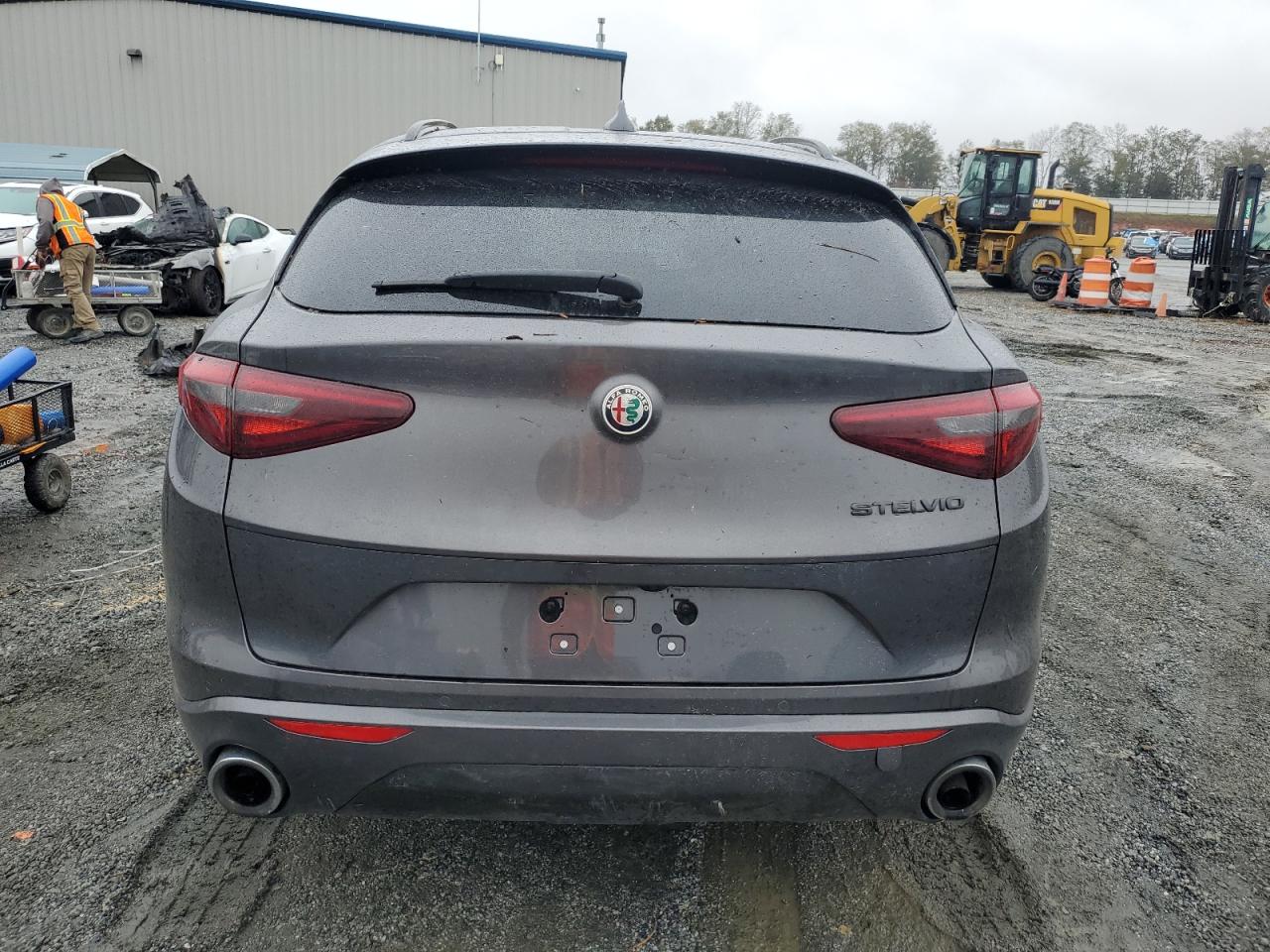 2021 Alfa Romeo Stelvio VIN ZASPAJAN9M7D11281 Copart auction photo, front end damage thumbnail 6