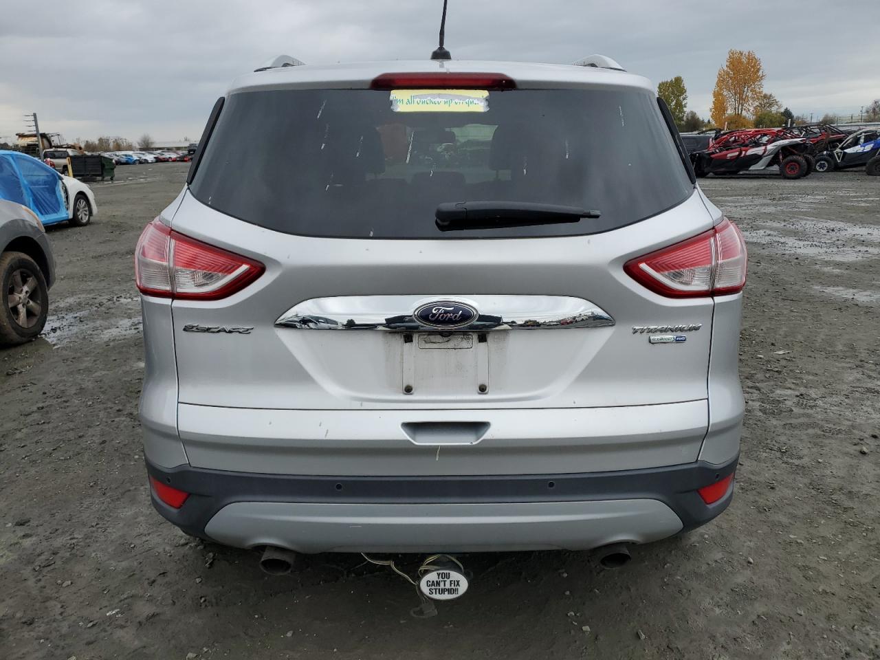 2014 Ford Escape VIN 1FMCU9JX3EUC10380 Copart auction photo, mechanical damage thumbnail 6