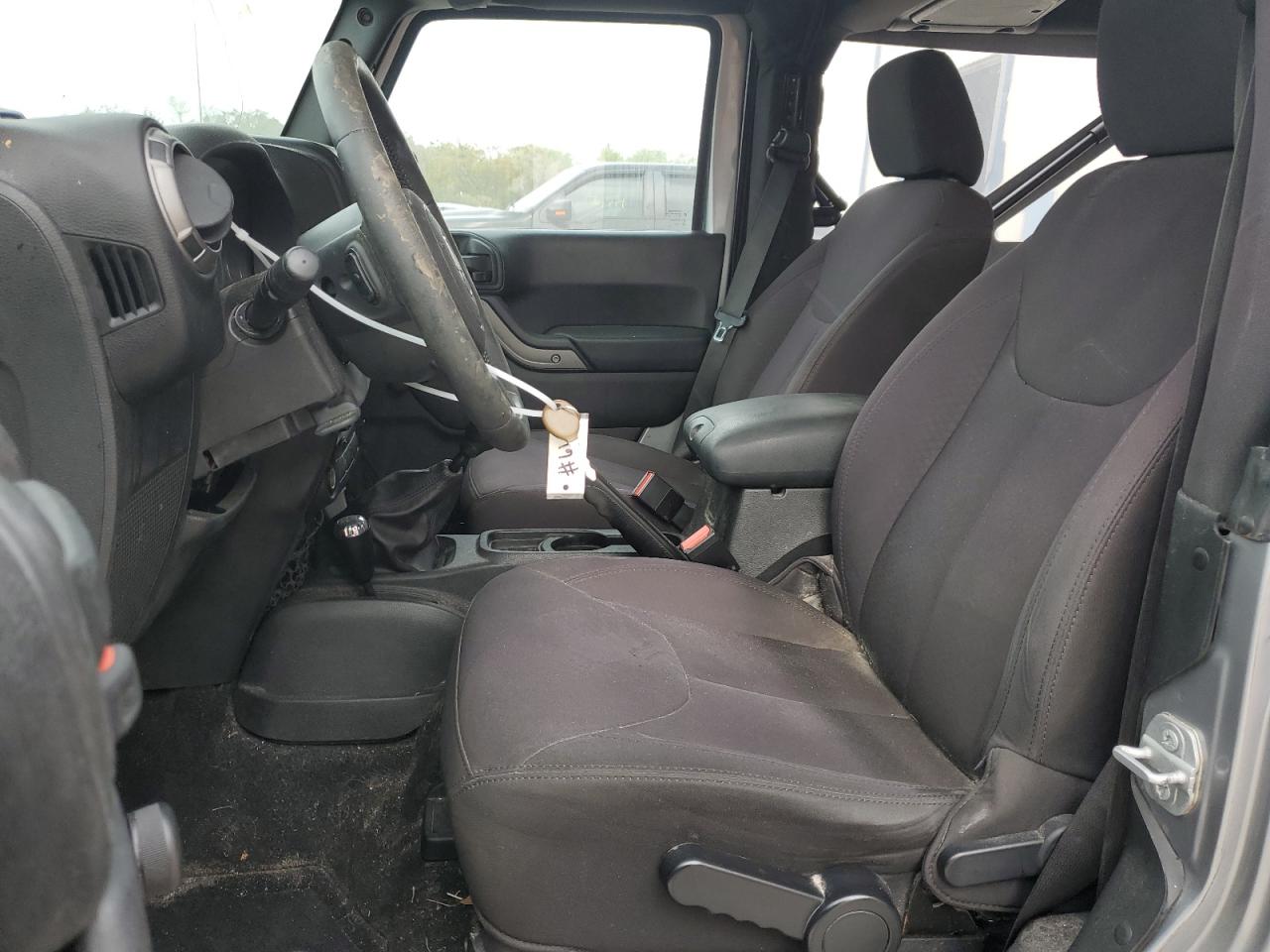 2015 Jeep Wrangler VIN 1C4AJWAG5FL608054 Copart auction photo, front end damage thumbnail 7