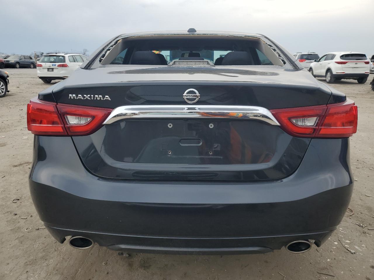2017 Nissan Maxima VIN 1N4AA6AP2HC378711 Copart auction photo, top/roof damage thumbnail 6
