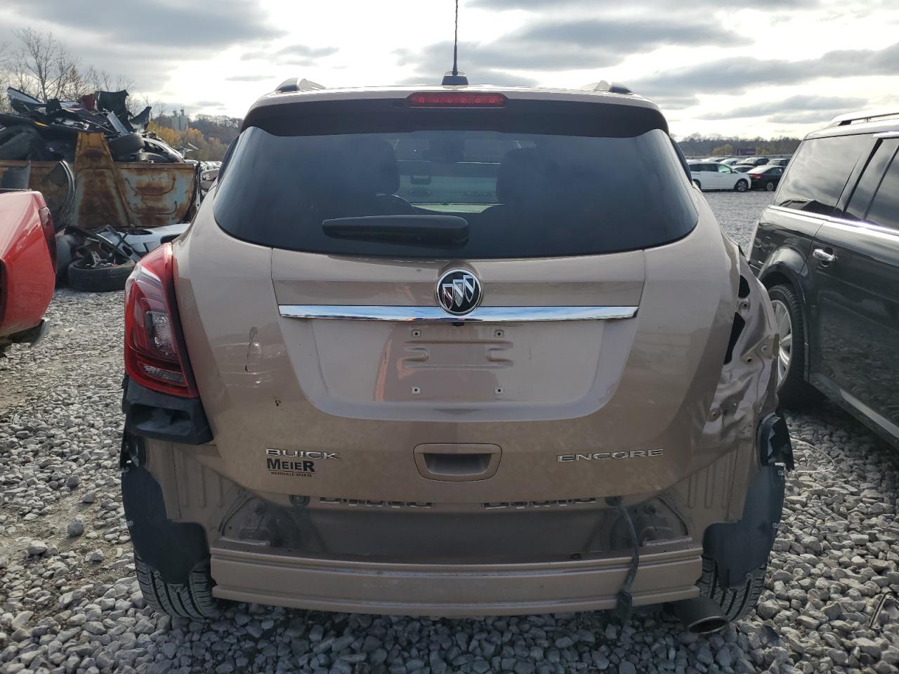 2018 Buick Encore VIN KL4CJASB0JB691450 Copart auction photo, rear end / front end damage thumbnail 6