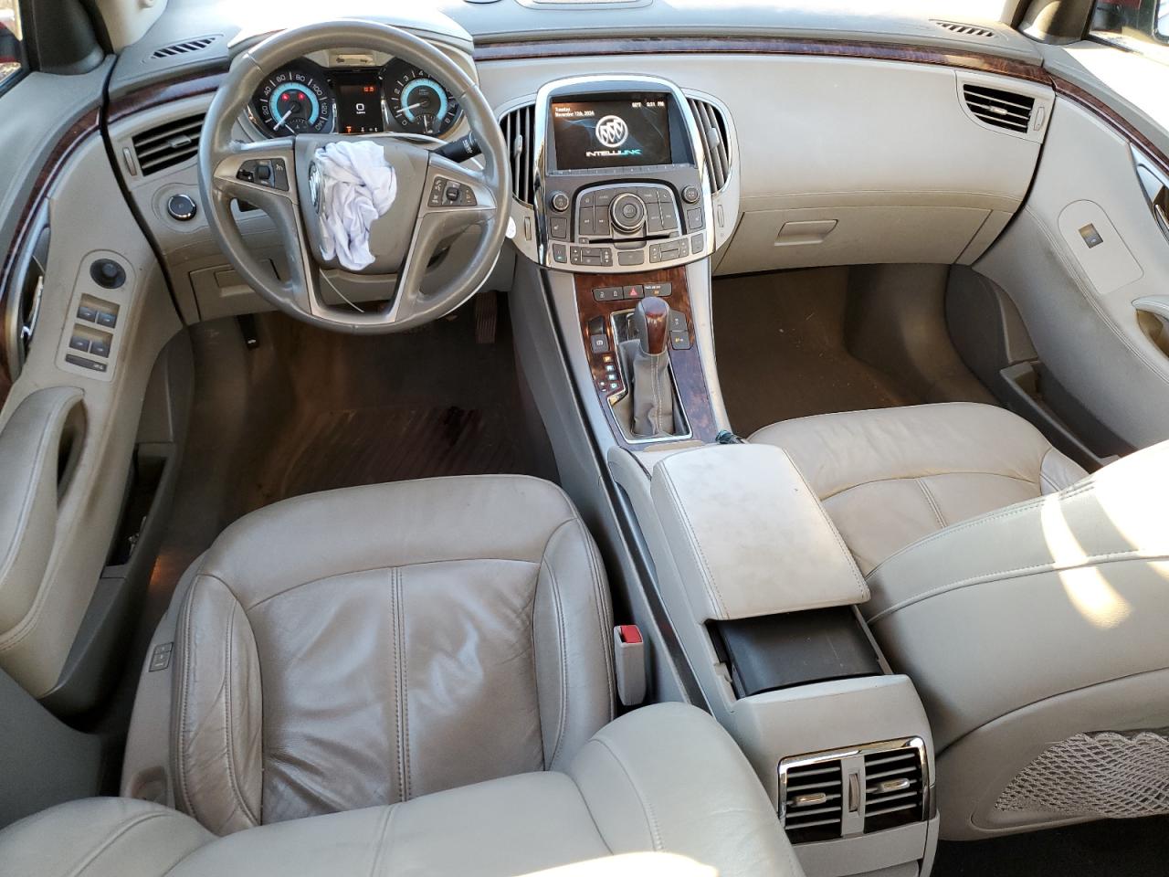 2013 Buick LaCrosse VIN 1G4GC5E36DF331573 Copart auction photo, front end / side damage thumbnail 8