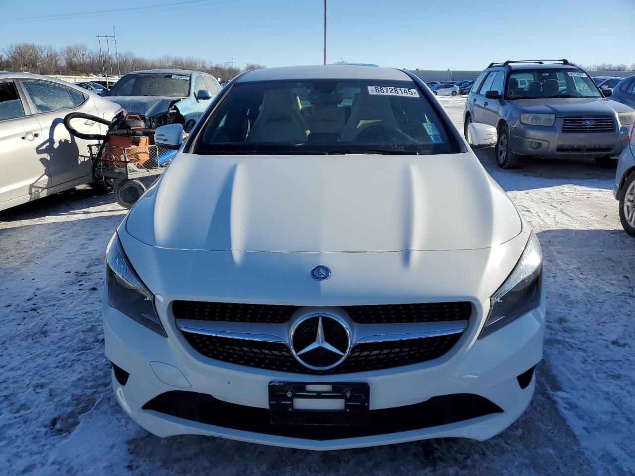 2014 Mercedes-Benz CLA-klasse VIN WDDSJ4GBXEN112437 Copart auction photo, all over damage thumbnail 5