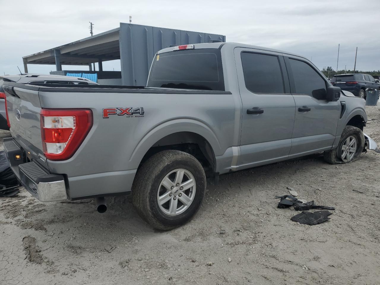 2023 Ford F-150 VIN 1FTEW1EP2PKF26340 Copart auction photo, front end / side damage thumbnail 3