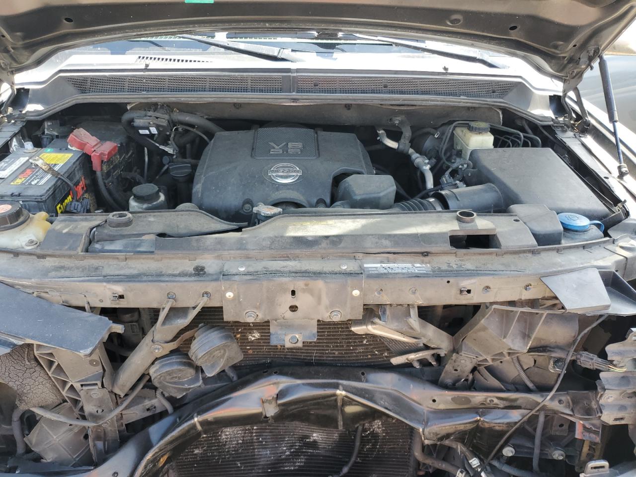 2015 Nissan Armada VIN 5N1BA0ND1FN621353 Copart auction photo, front end damage thumbnail 12