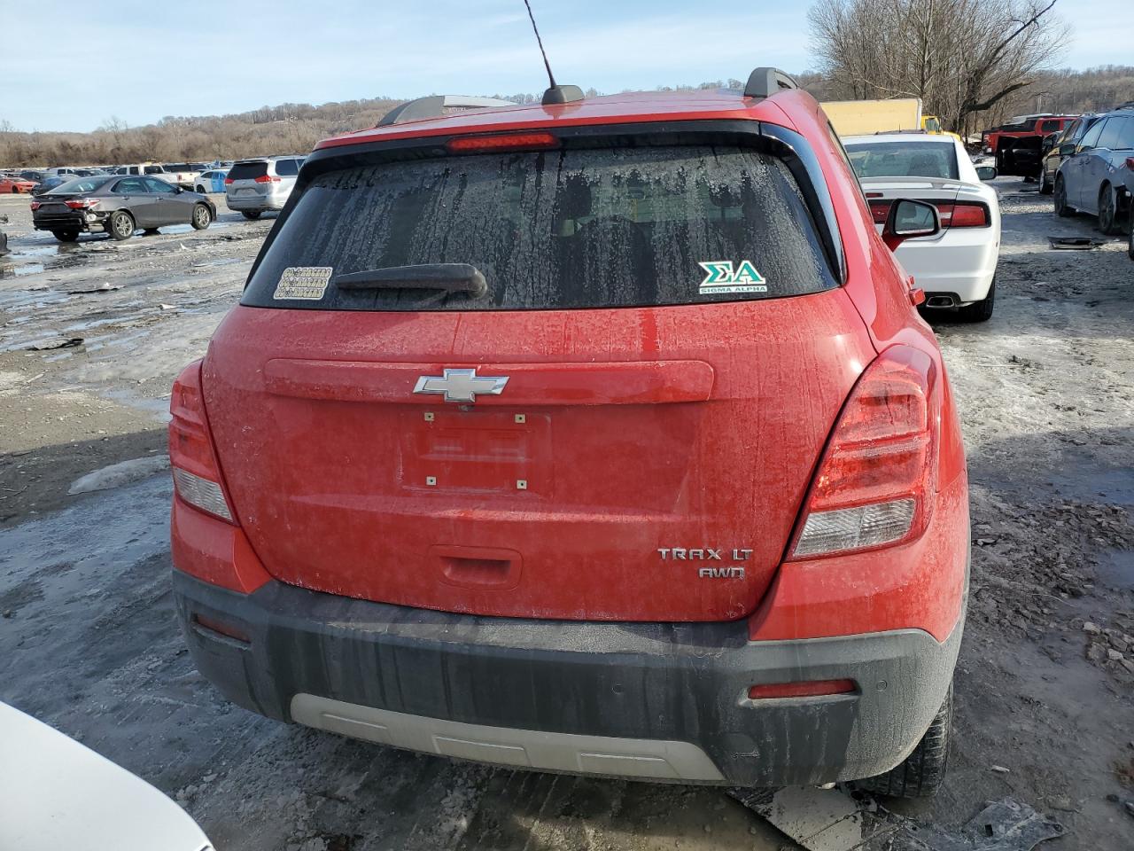 2015 Chevrolet Trax VIN 3GNCJRSB8FL192770 Copart auction photo, front end / minor dent/scratches damage thumbnail 6