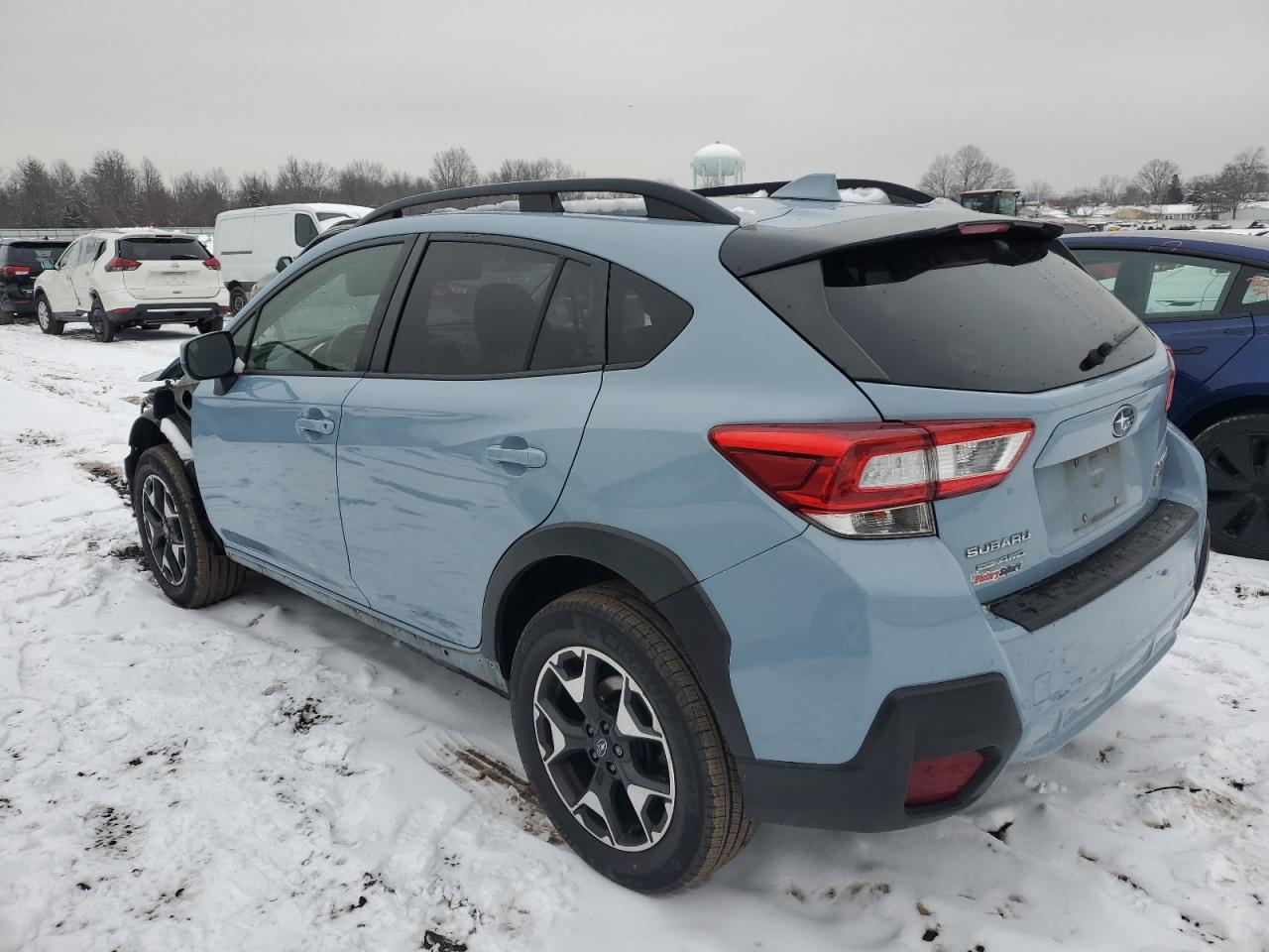 2019 Subaru XV VIN JF2GTAECXK8233288 Copart auction photo, front end / side damage thumbnail 2