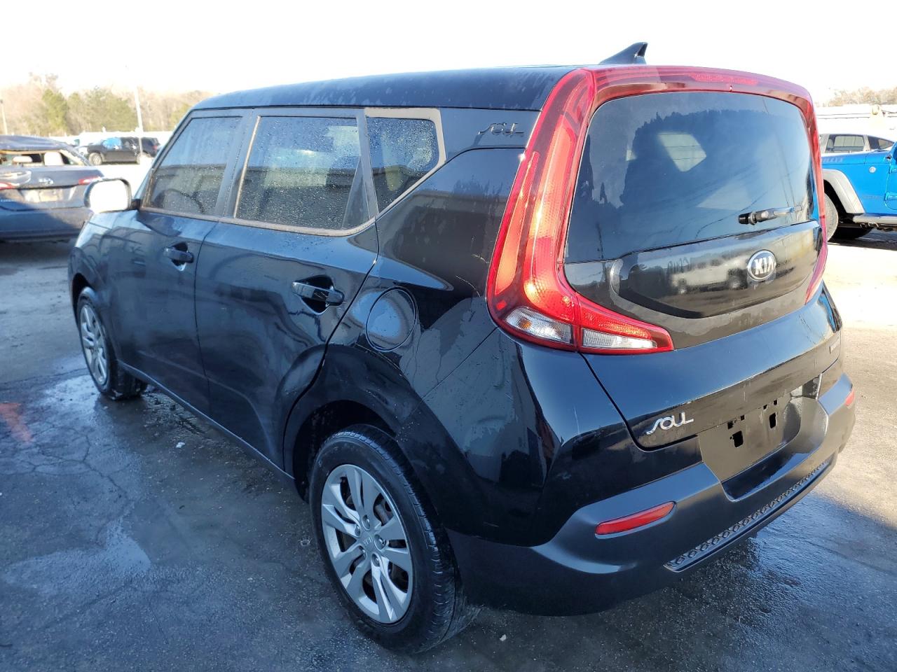 2020 KIA Soul VIN KNDJ23AU8L7123896 Copart auction photo, side damage thumbnail 2