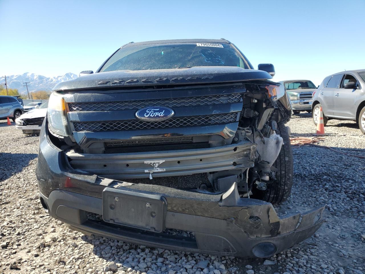 2014 Ford Explorer VIN 1FM5K8GT7EGA69664 Copart auction photo, front end / front end damage thumbnail 5