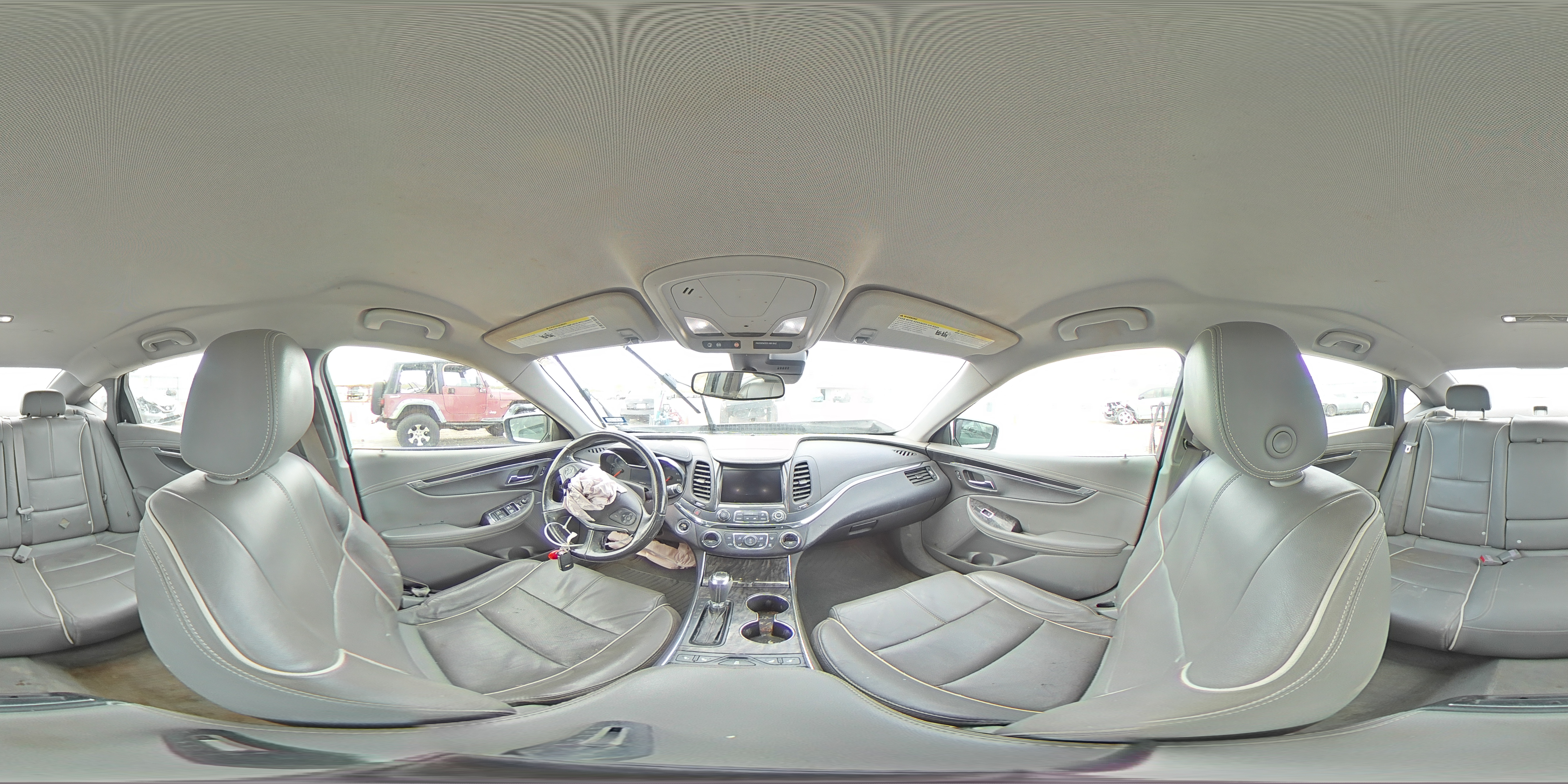 2015 Chevrolet Impala VIN 1G1165S37FU111744 Copart auction photo, front end / side damage thumbnail 12