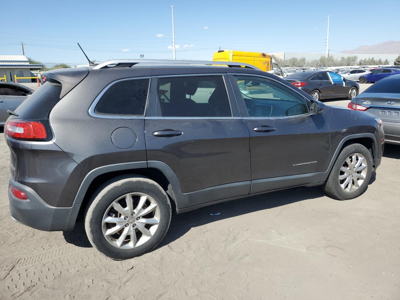 2014 Jeep Grand Cherokee VIN 1C4PJMDB2EW173523 Copart auction photo, side damage thumbnail 3