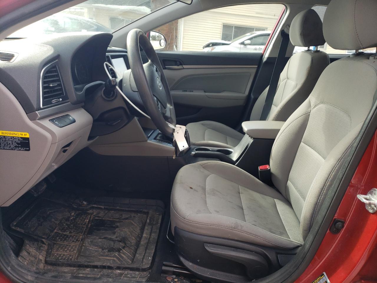 2017 Hyundai Elantra VIN 5NPD84LF9HH174276 Copart auction photo, front end / mechanical damage thumbnail 7