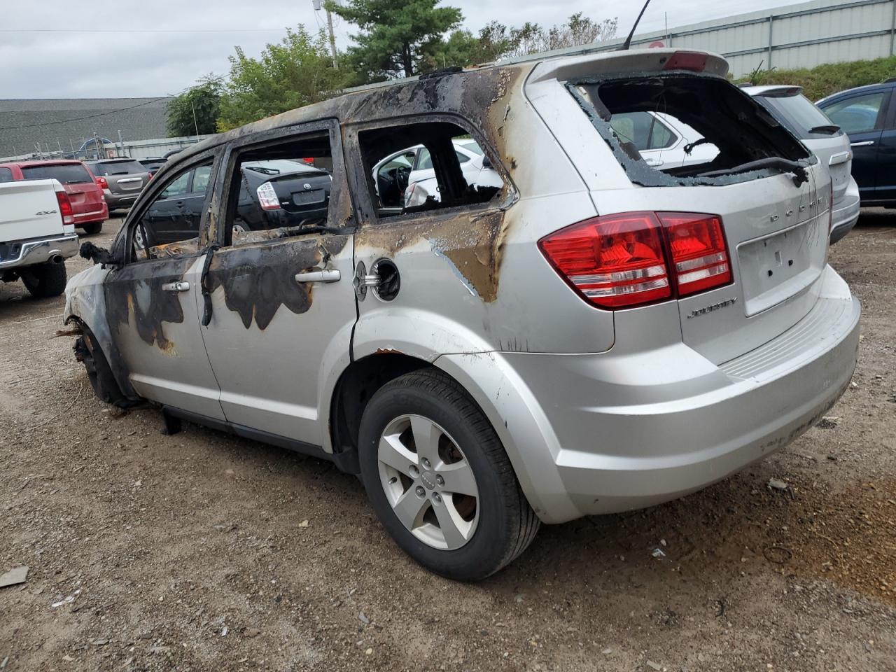 2013 Dodge Journey VIN 3C4PDCAB5DT706829 Copart auction photo, burn / missing/altered vin damage thumbnail 2