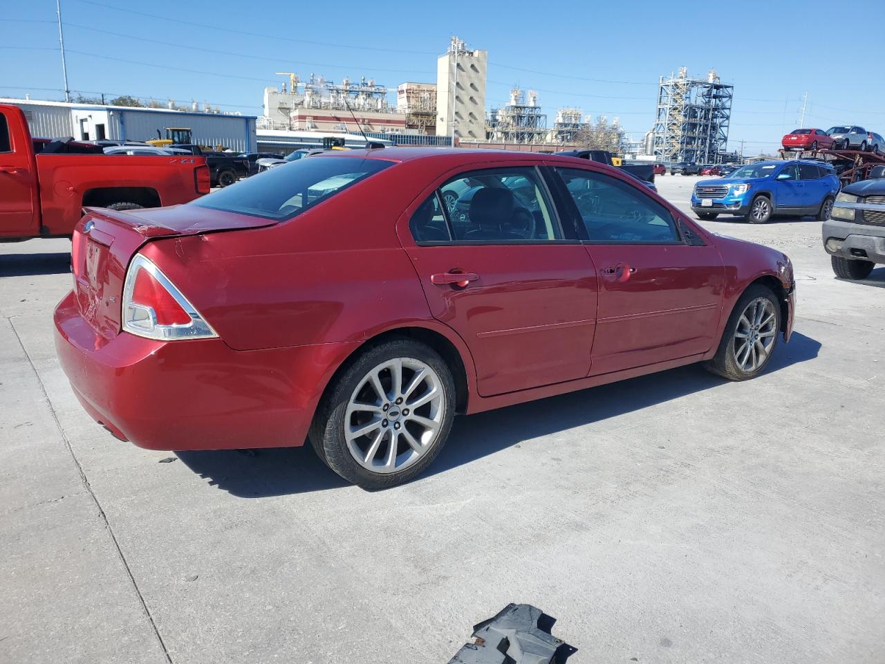 2008 Ford Fusion VIN 3FAHP07Z58R101443 Copart auction photo, side / front end damage thumbnail 3
