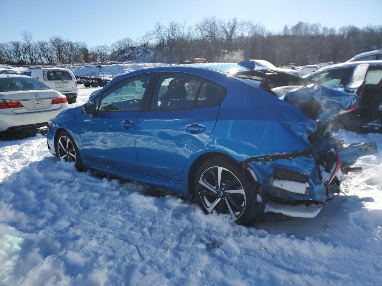 2021 Subaru Impreza VIN 4S3GKAM66M3600541 Copart auction photo, rear end damage thumbnail 2
