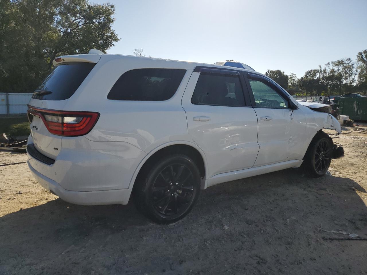 2017 Dodge Durango VIN 1C4RDHDG4HC950678 Copart auction photo, front end / side damage thumbnail 3