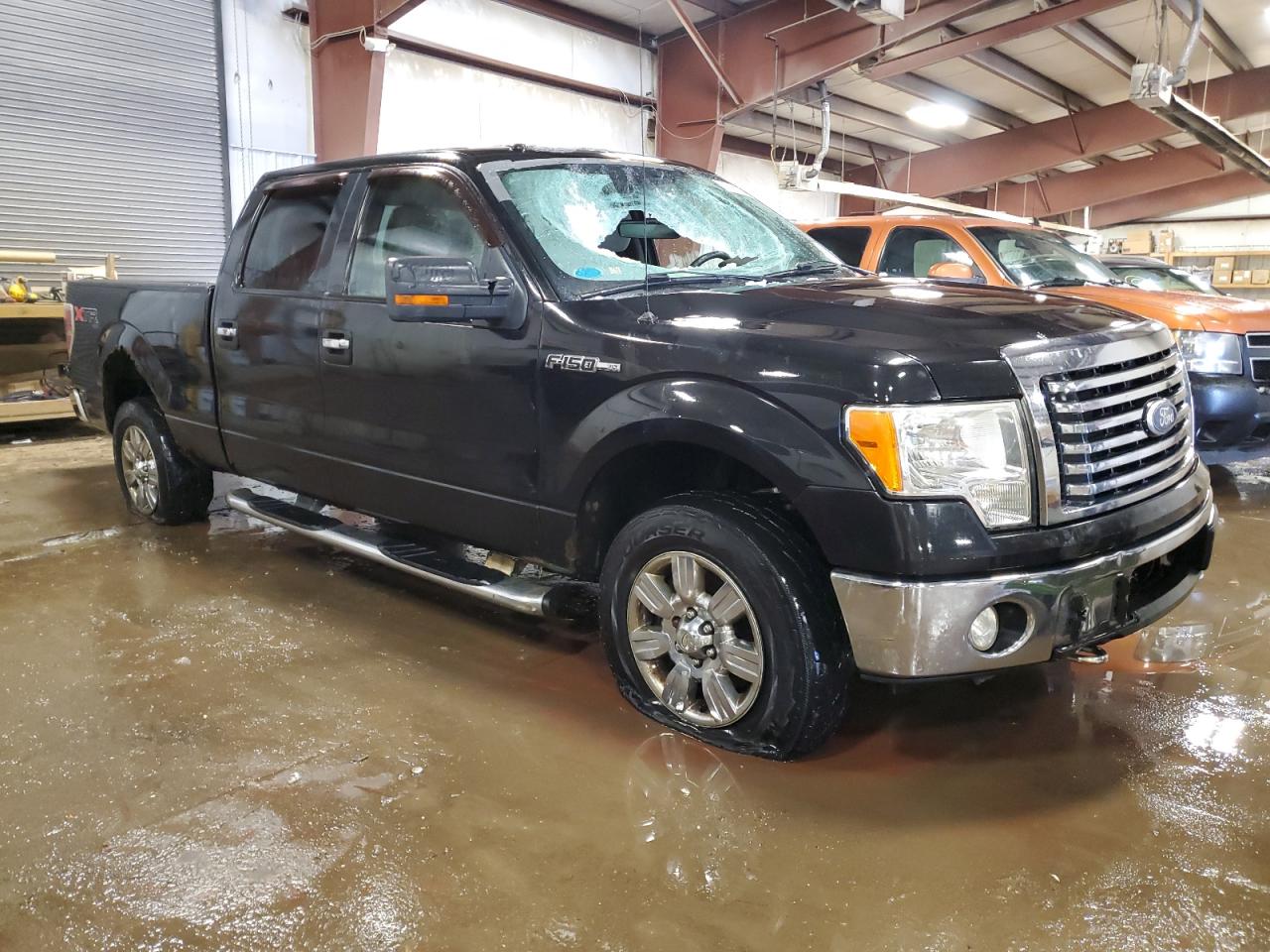 2010 Ford F-150 VIN 1FTFW1EV6AFA52704 Copart auction photo, top/roof / mechanical damage thumbnail 4