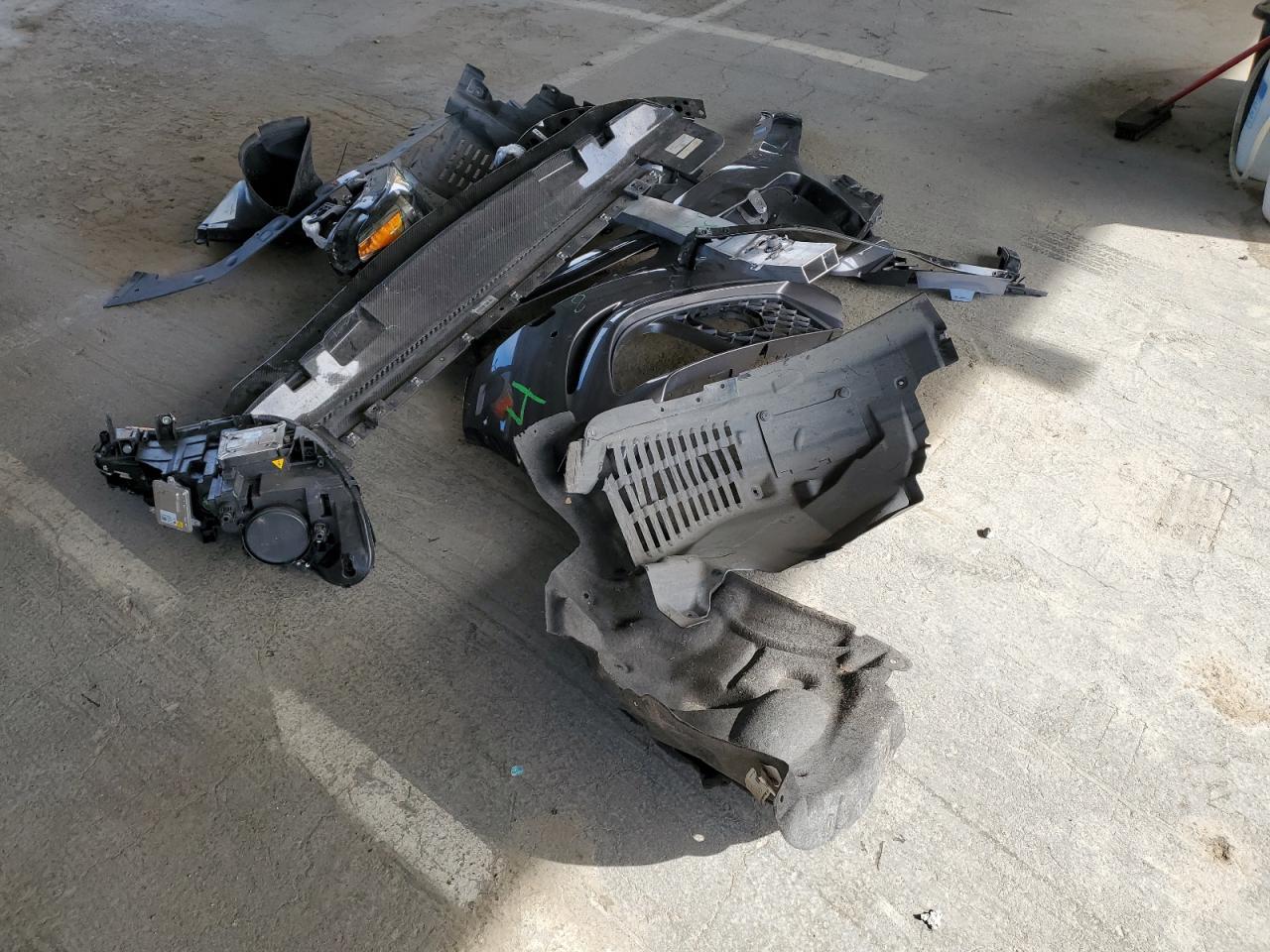 2021 Alfa Romeo Giulia VIN ZARFAMEV5M7646074 Copart auction photo, front end / side damage thumbnail 12