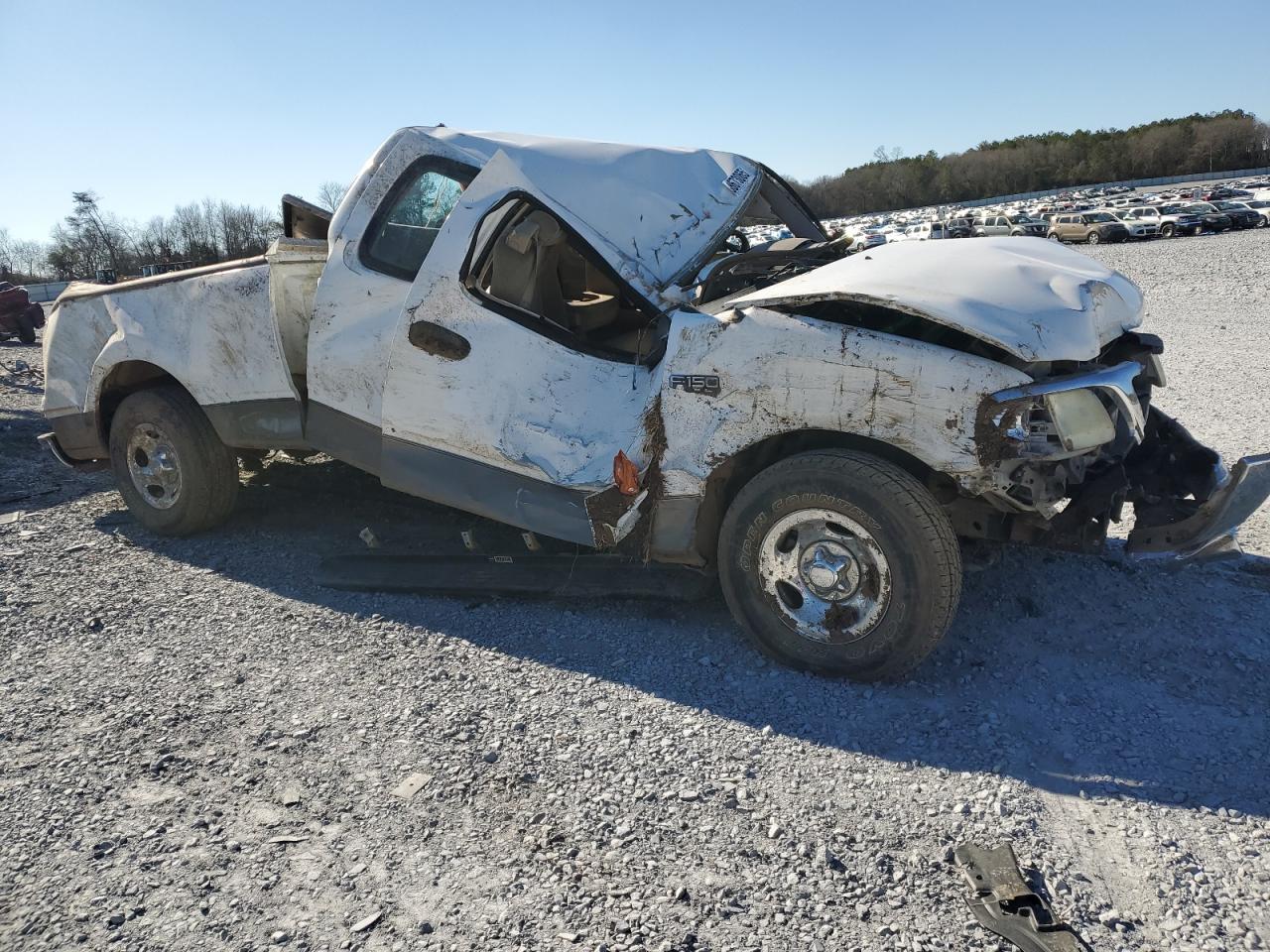 2002 Ford F-150 VIN 1FTRX17212NB32965 Copart auction photo, all over damage thumbnail 4