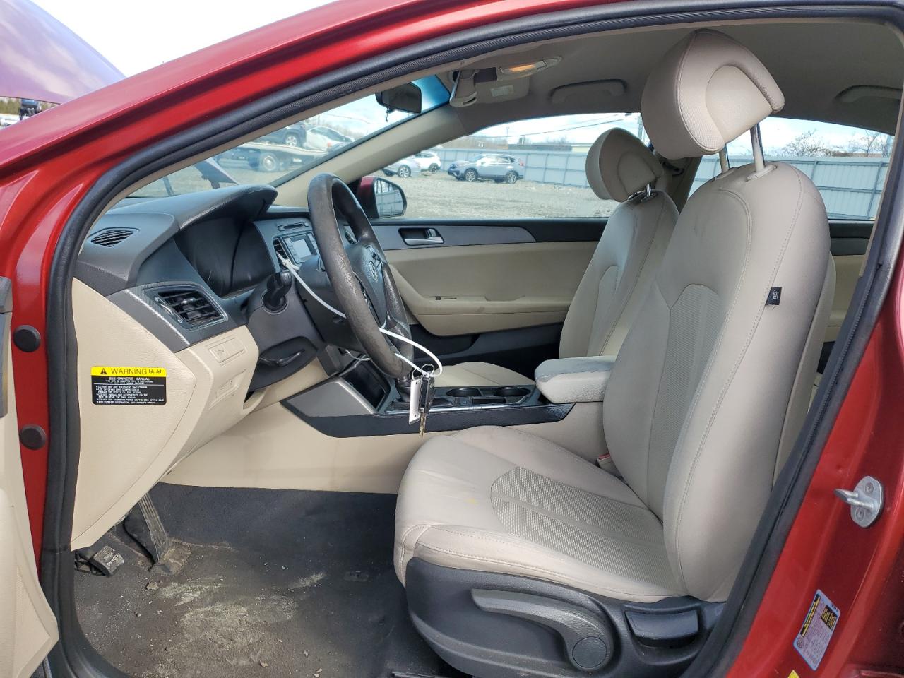 2015 Hyundai Sonata VIN 5NPE24AF1FH127118 Copart auction photo, all over damage thumbnail 7