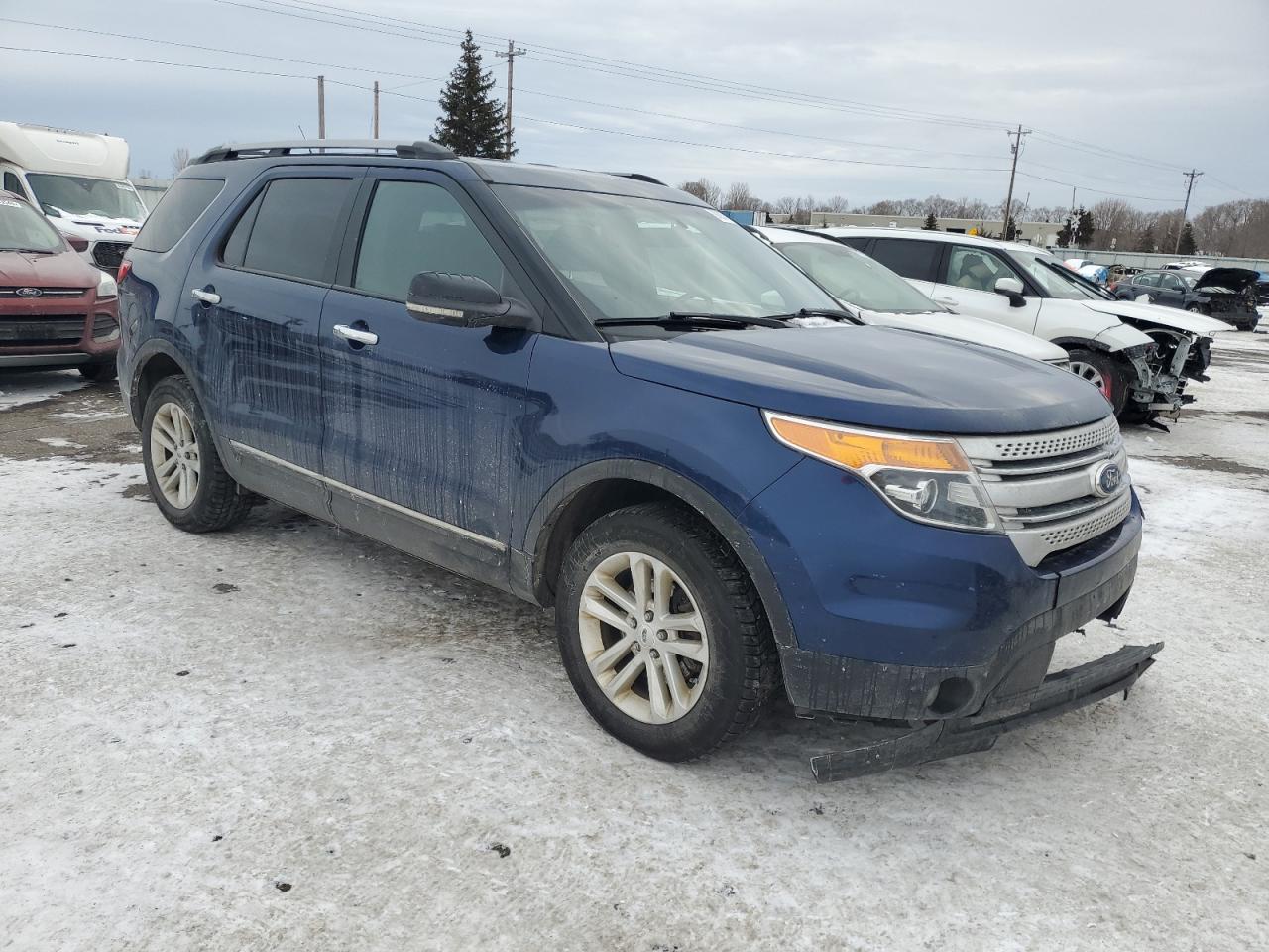 2012 Ford Explorer VIN 1FMHK8D87CGB04276 Copart auction photo, front end damage thumbnail 4