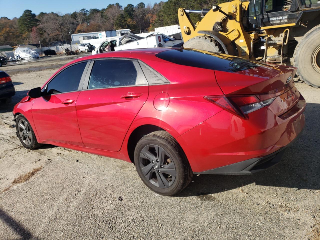 2023 Hyundai Elantra VIN 5NPLM4AGXPH103038 Copart auction photo, front end / side damage thumbnail 2