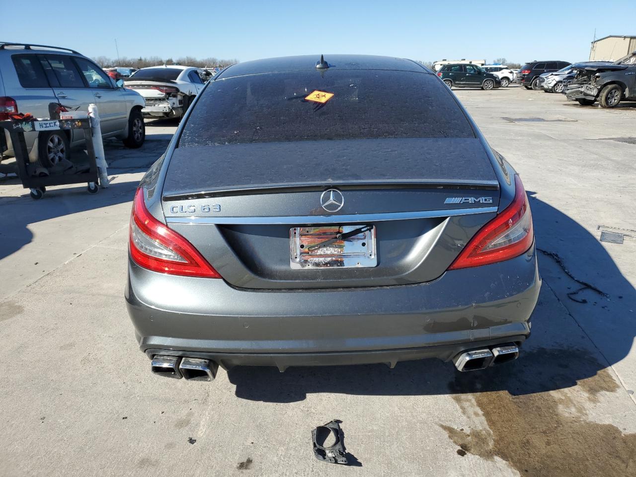 2012 Mercedes-Benz Cls-klasse VIN WDDLJ7EB8CA053577 Copart auction photo, front end / hail damage thumbnail 6