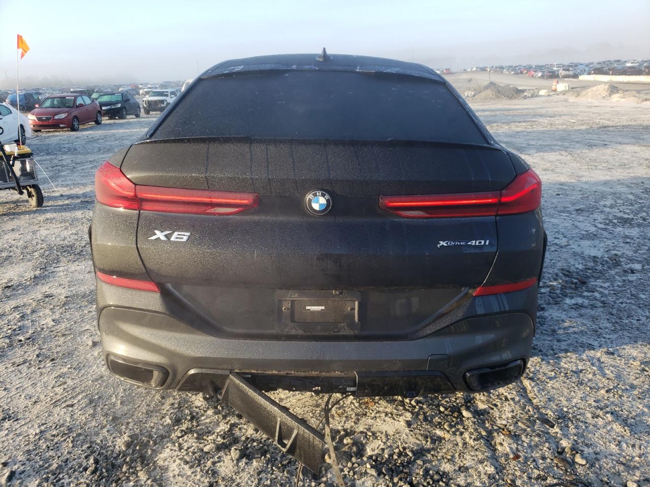 2022 BMW X6 VIN 5UXCY6C01N9K62454 Copart auction photo, all over damage thumbnail 6