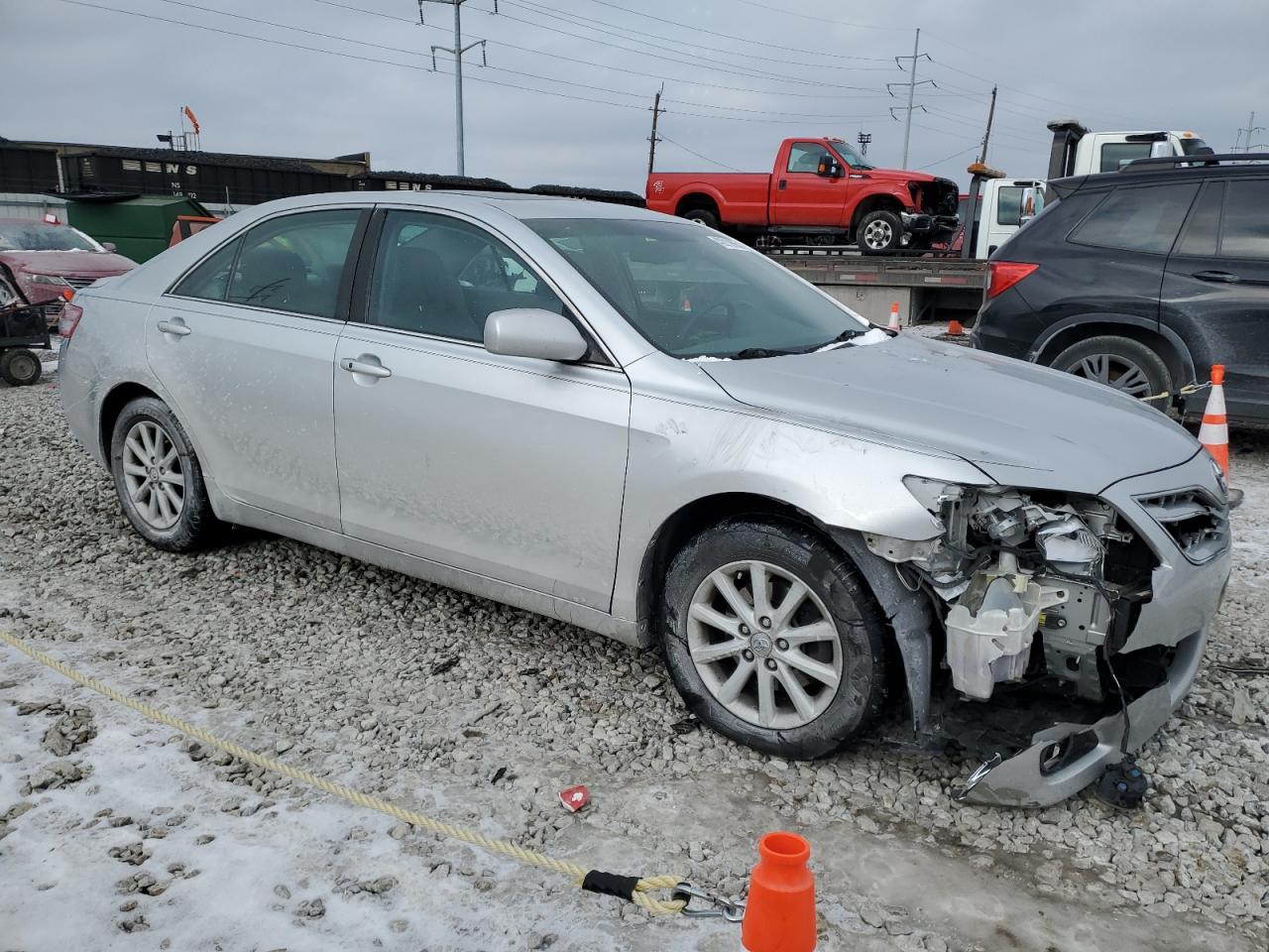 2010 Toyota Camry VIN 4T4BF3EK0AR086750 Copart auction photo, front end damage thumbnail 4