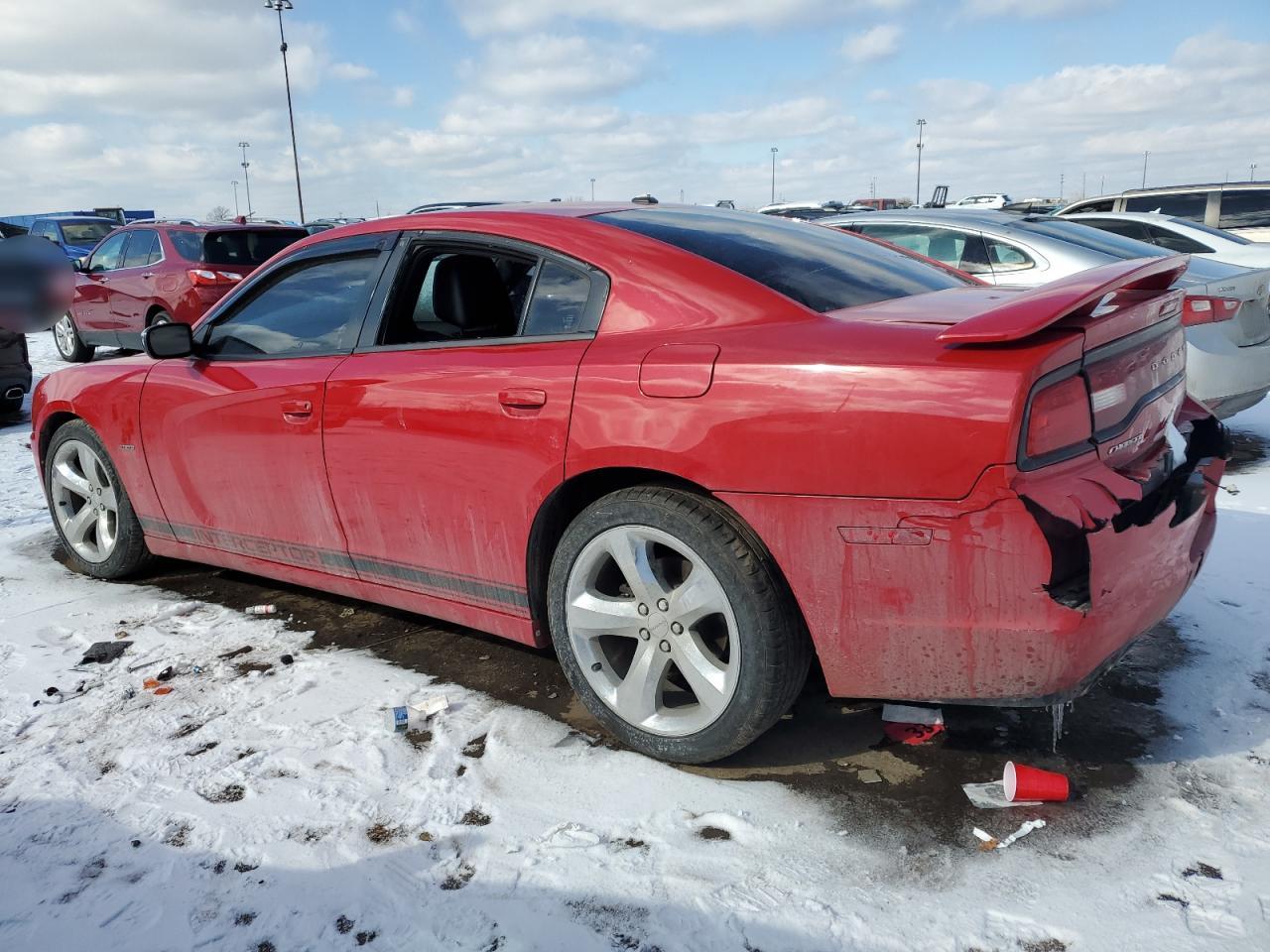 2012 Dodge Charger VIN 2C3CDXCT9CH150581 Copart auction photo, rear end damage thumbnail 2