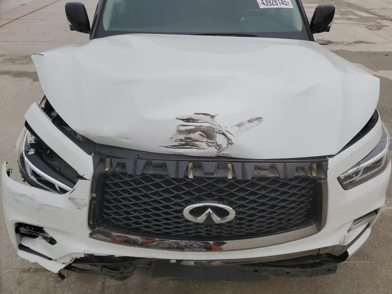 2021 Infiniti QX80 VIN JN8AZ2AD1M9861183 Copart auction photo, front end / minor dent/scratches damage thumbnail 12