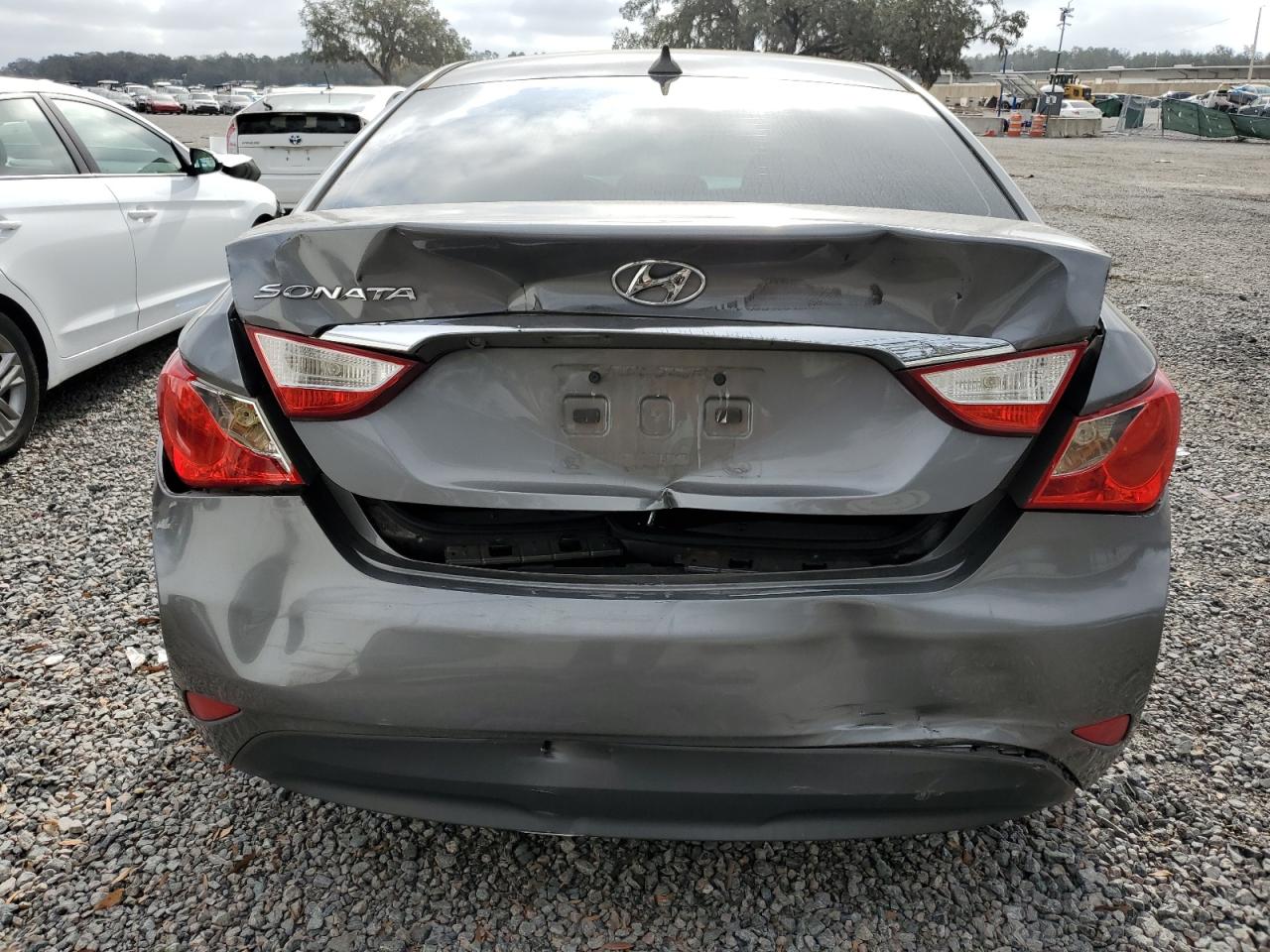 2014 Hyundai Sonata VIN 5NPEB4AC0EH886038 Copart auction photo, rear end damage thumbnail 6
