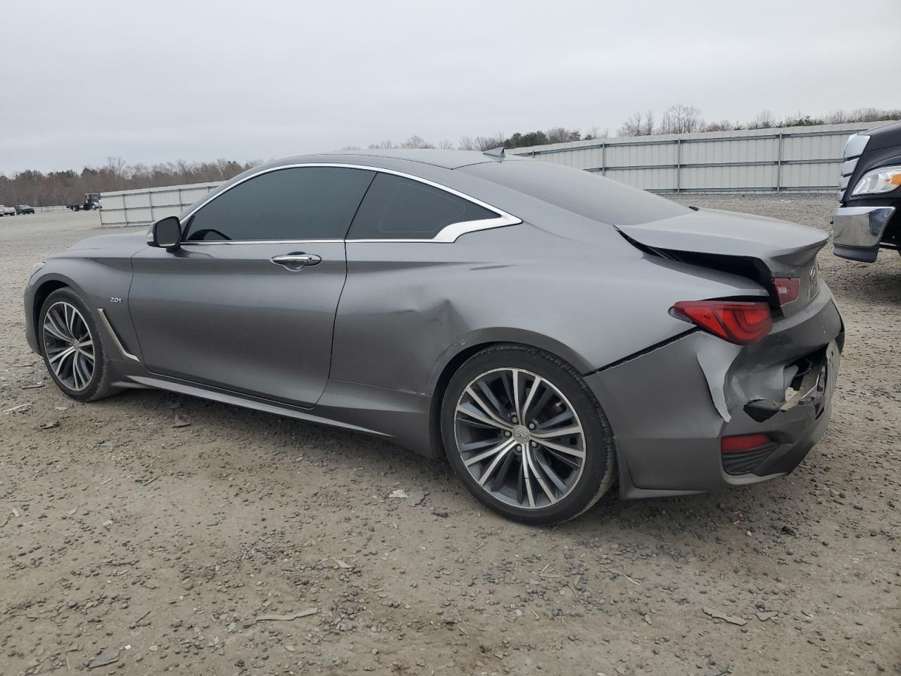 2017 Infiniti Q60 VIN JN1CV7EK0HM110720 Copart auction photo, front end / rear end damage thumbnail 2