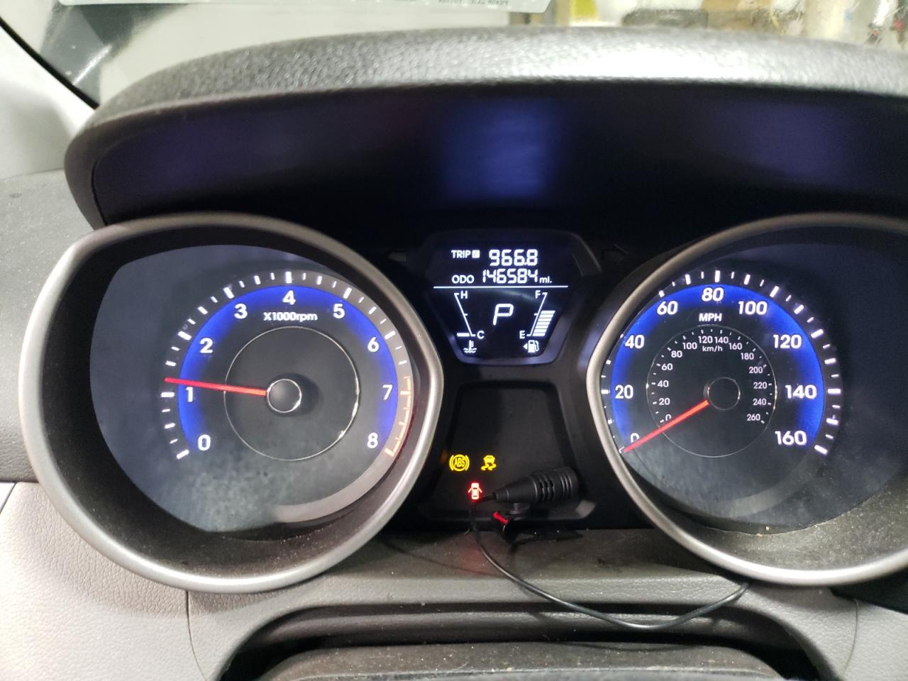 2012 Hyundai Elantra VIN KMHDH4AE6CU341164 Copart auction photo, rear end damage thumbnail 9