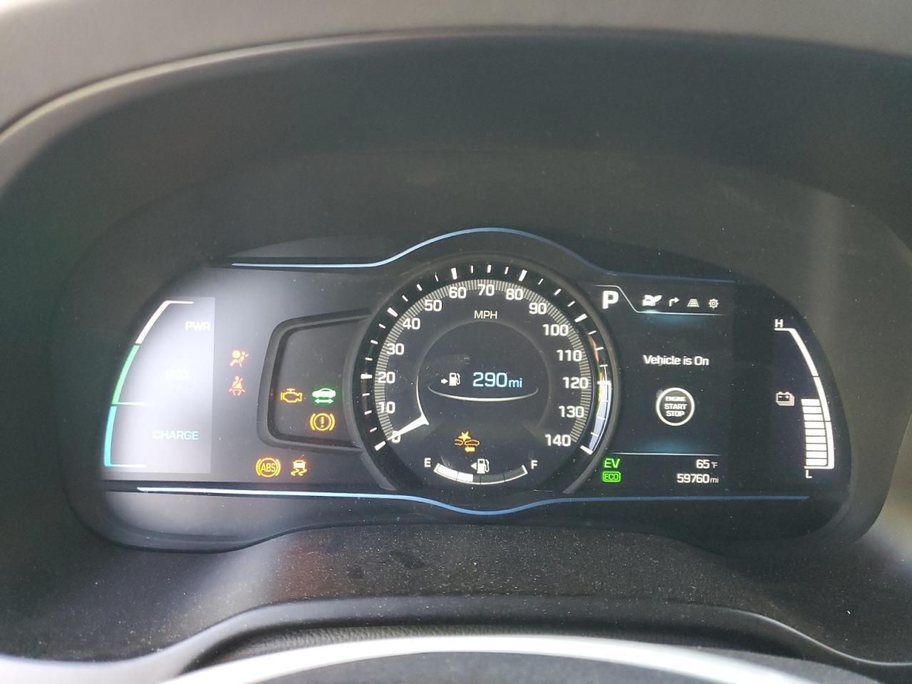 2019 Hyundai IONIQ VIN KMHC05LC8KU130194 Copart auction photo, side / undercarriage damage thumbnail 9