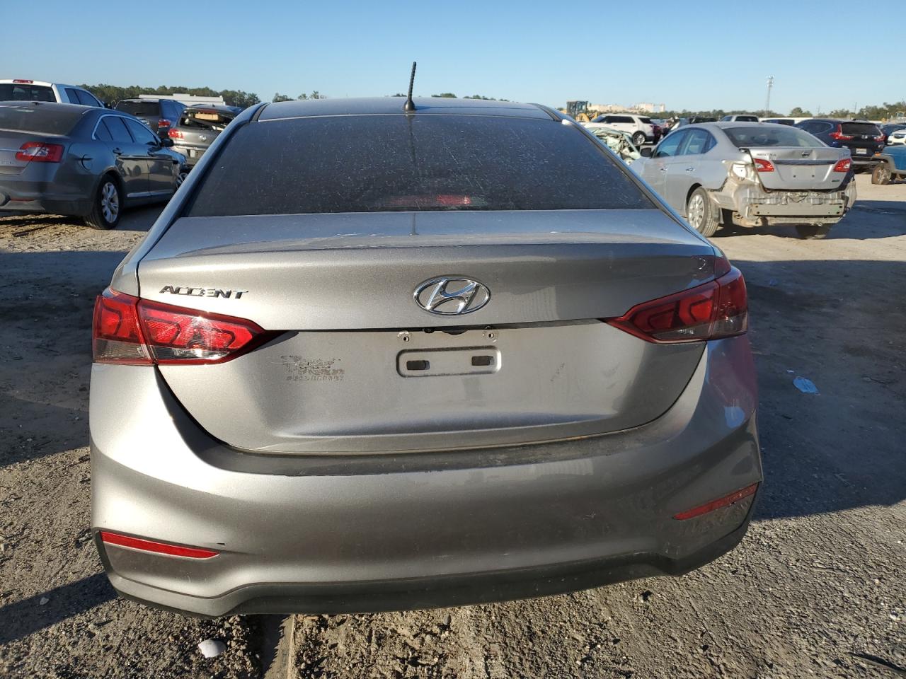 2021 Hyundai Accent VIN 3KPC24A66ME140956 Copart auction photo, rear end / front end damage thumbnail 6
