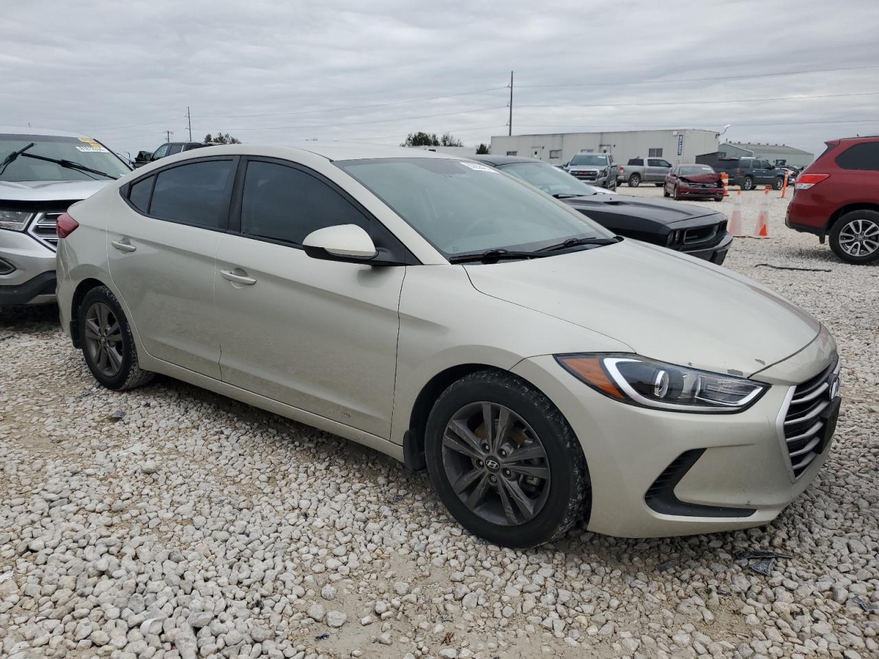2018 Hyundai Elantra VIN 5NPD84LF0JH324328 Copart auction photo, side / minor dent/scratches damage thumbnail 4