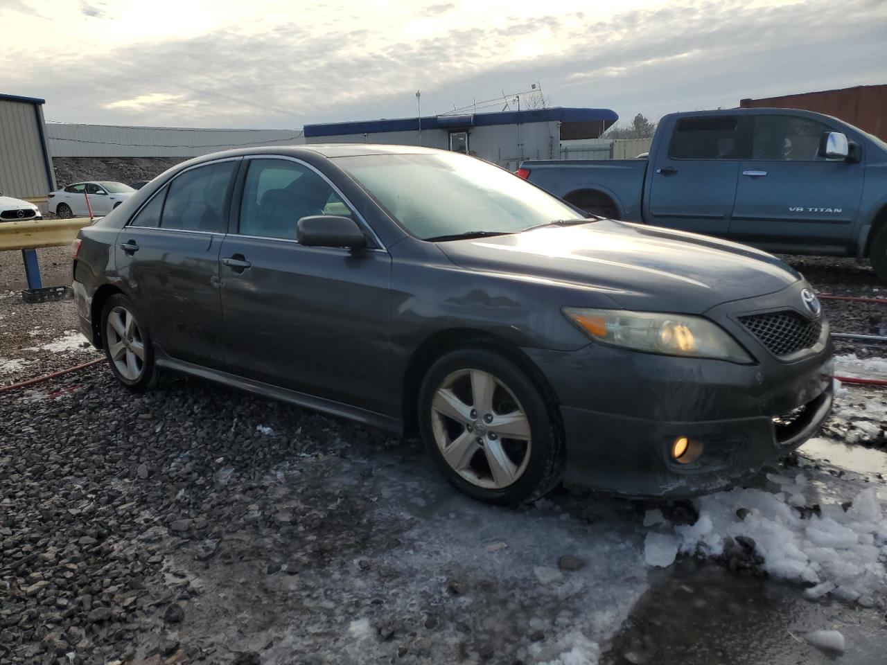 2010 Toyota Camry VIN 4T1BF3EK5AU029292 Copart auction photo, side / front end damage thumbnail 4